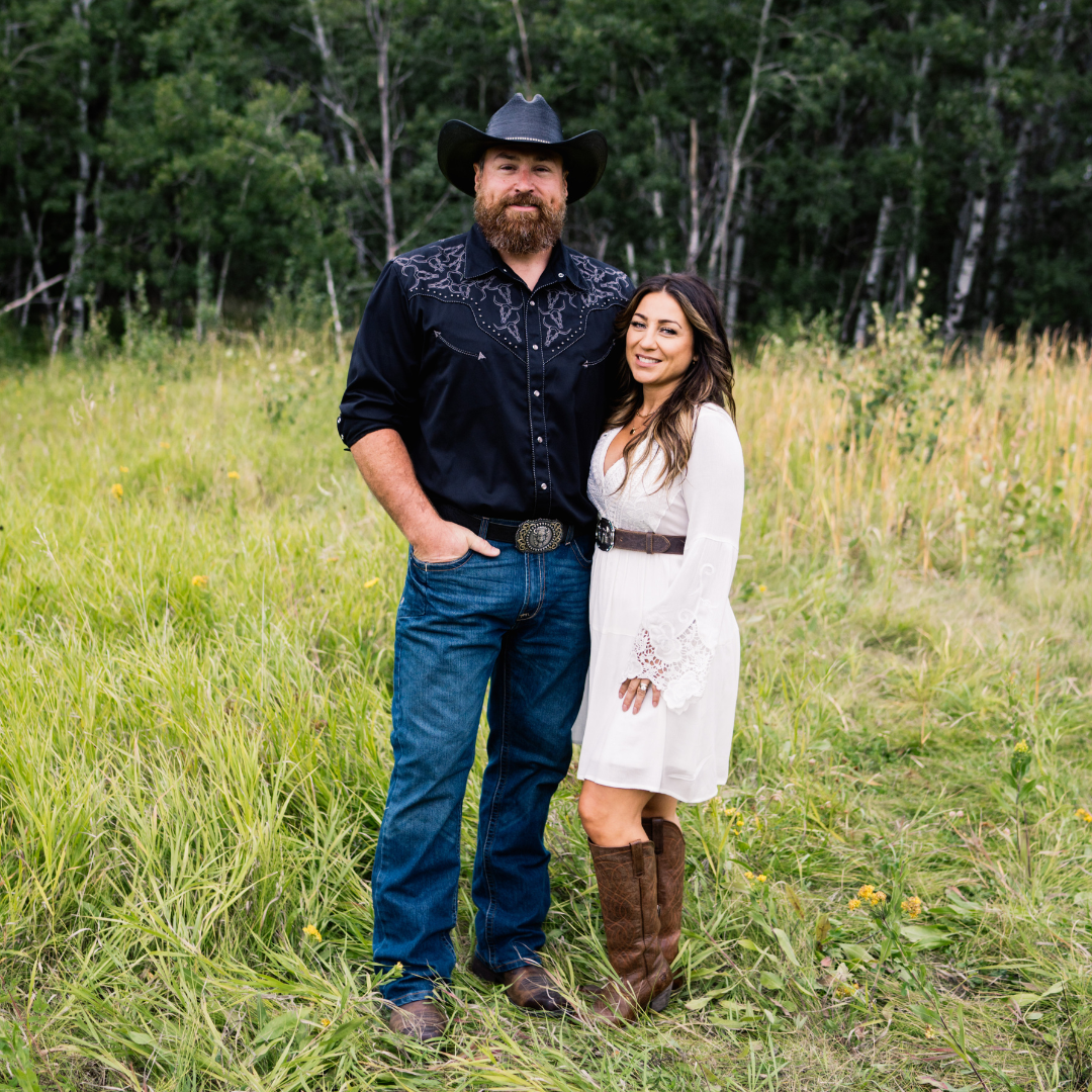 Owners of Iron Head Bison Ranch Jason and Erin Boily 
